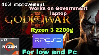 God Of War 3 RPCS3 Best Settings For Low End Pc | Gameplay Proof