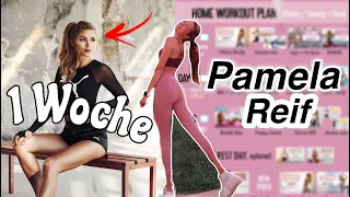 Ich habe 1 Woche den PAMELA REIF Workout Plan gemacht // so gut ist er WIRKLICH