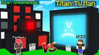 TITAN SPEAKERMAN EV VS TITAN TV MAN EV - Minecraft