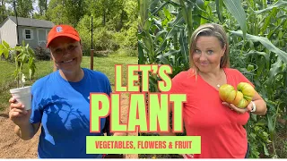 MY SECRET SUCCESSFUL TOMATO PLANTING TIP, PLANTING FRUIT & FLOWERS!! LET’S DIG IN!!