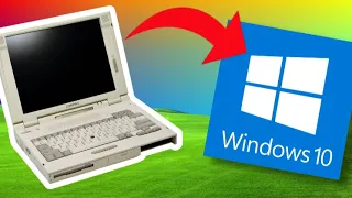 I GOT WINDOWS 10 ON 19 YEAR OLD LAPTOP! (Tech Vlog #2)