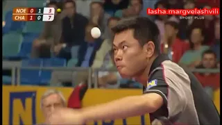 Hou Yingchao vs Vladimir Samsonov (ECL 2007)