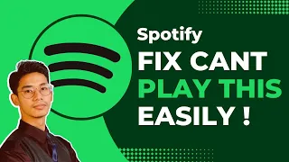 How to Fix Spotify Can't Play This Right Now !
