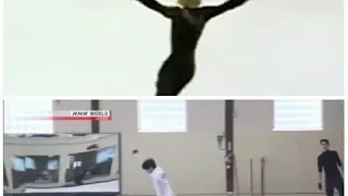 Yuzuru Hanyu (Origin) and Eugeni Plushenko (Nijinski)