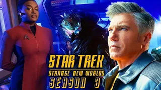 STAR TREK STRANGE NEW WORLDS SEASON 3: Trailer with Anson Mount and Ethan Peck