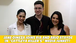 Jane Oineza joins Ria And Arjo Atayde in "Cattleya Killer’s media junket | Star Magic Inside News