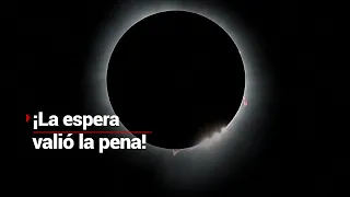 Se acabó la espera de 33 años y México fue testigo de un ECLIPSE total de Sol