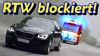 RTW und Polizei blockiert, Vollbremsungen und 2-spuriges Abbiegen | DDG Dashcam Germany | #462