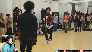 Les Twins: Dance class - International Dance Academy | Hollywood #FREESTYLE​ (Reaction)