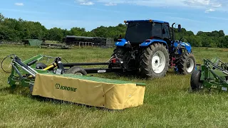 NEW 2021 KRONE AM II 280 Mower To Replace old NewHolland H6750 Disc Mower