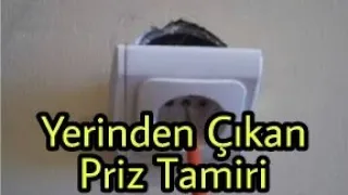 YERİNDEN ÇIKMIŞ DUVAR PRİZİ | PRİZ TAMİRİ |  yerinden çıkan priz nasıl takılır