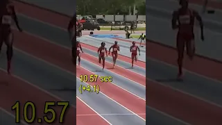 Sha’Carri Richardson unbelievable season start over 100m #athletics #trackandfield #sprinting