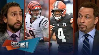 Browns bottle up Bengals 24-3, Tua & Tyreek lift Dolphins past Chargers | NFL | FIRST THINGS FIRST
