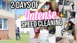 2 DAYS OF INTENSE SPEED CLEANING MOTIVATION! ULTIMATE SUMMER CLEAN WITH ME 2020 | CLEAN & ORGANIZE