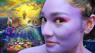 URSULA BECOMING A SEA GODDESS | The little Mermaid | Disney Princess #makeup