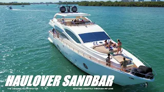 HAULOVER BEACH INLET | VIEW THE FAMOUS SANDBAR FROM UP-CLOSE!  | YACHTSPOTTER