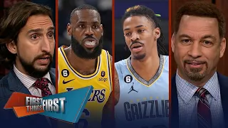 Ja Morant, Grizzlies win Gm 5, LeBron struggles for 15 Pts in Lakers loss | NBA | FIRST THINGS FIRST