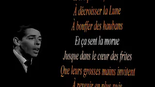 JACQUES BREL   DANS LE PORT D'AMSTERDAM