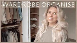 WARDROBE ROOM REVEAL Before + After Transformation closet organisation & clear out