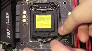 Как установить процессор LGA 1155/1150