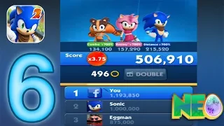 Sonic Dash 2: Sonic Boom Gameplay Walkthrough Part 6 - High Score (iOS, Android)