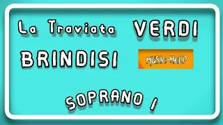 Verdi - Brindisi (La Traviata) - Soprano 1