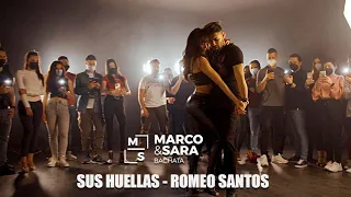 Romeo Santos, SUS HUELLAS   / Marco y Sara bachata style , workshop en  ESENCIA STUDIOS ( MADRID )