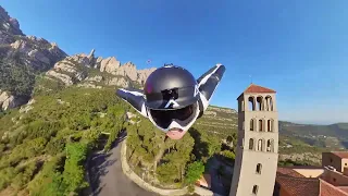 Wingsuit flyby of the local nuns!!