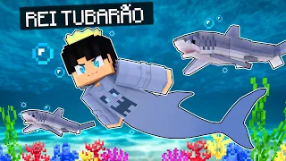 JOGANDO como um TUBARÃO REI no Minecraft ‹‹ P3DRU ››