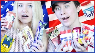 ПРОБУЕМ АМЕРИКАНСКИЕ СЛАДОСТИ / TRYING AMERICAN CANDY | Ян Рейзен