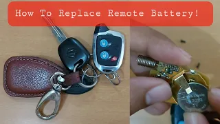 Maruti Wagon R, Alto & Celerio Key Remote Battery Replacement Video | Maruti Nippon Security System