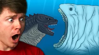 Reacting to BLOOP vs GODZILLA!