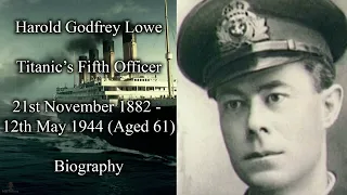 Titanic Crew | Harold Lowe Biography | Titanic's Fifth Officer