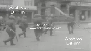 Military Coup in Peru - Assumes Juan Francisco Velasco Alvarado 1968 ARCHIVE FOOTAGE