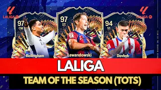 EA FC 24| LALIGA TEAM OF THE SEASON (TOTS) PREDICTIONS! FT. Lewandowski , Bellingham  , Vinicius ETC