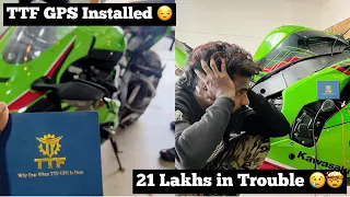 TTF GPS Installed in Zx10r💥| But Bike in Trouble 😢| Superbike | Tamil | ​⁠@Mfcvishnu