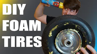 Can I fill tires with foam?