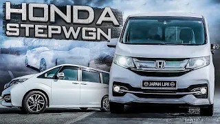 JAPAN LIFE. HONDA STEPWGN SPADA COOL SPIRIT 1.5 TURBO. САМЫЙ ПОПУЛЯРНЫЙ МИНИВЭН ИЗ ЯПОНИИ.