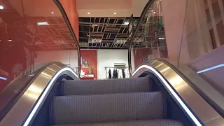 Brand New Schindler Up Escalators at Galeries Lafayette in Cannes Town Centre in South France