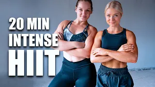 20 MIN INTENSE FULL BODY HIIT WORKOUT I no repeat, no equipment I stronger together series DAY 5