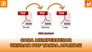 Cara Memperbesar Ukuran PDF Tanpa Aplikasi Secara Online