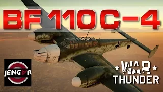 War Thunder Realistic: Bf 110 C-4 [Destroyer]