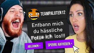 Unge und Ich reagieren auf meine heftigsten Entbannungsanträge auf Twitch!