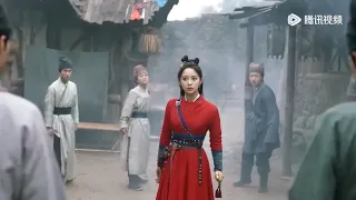 In a moment of peril, as the girl faces death, the young Kung Fu master arrives to rescue her.