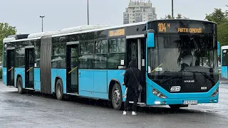 Călătorie cu Autobuzul Otokar C18 #6829 pe Linia 104