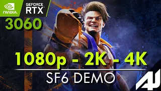 🎮 Problema con los 60 FPS | Street Fighter 6 Demo RTX 3060 [1080p, 1440, 4K]