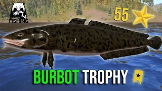 Burbot Trophy Jigging at Lower Tunguska - Russian Fishing 4 #rf4