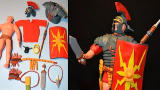 Экипировка Легионера! Солдат Римской империи! Набор для сбора римского солдата из пластилина!