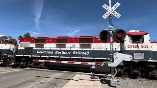 CFNR 502 Davis Job South - County Road 24A Railroad Crossing, Woodland California