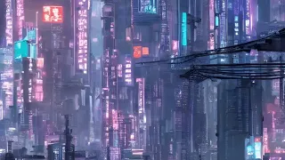 Lofi Cyberpunk Techno City